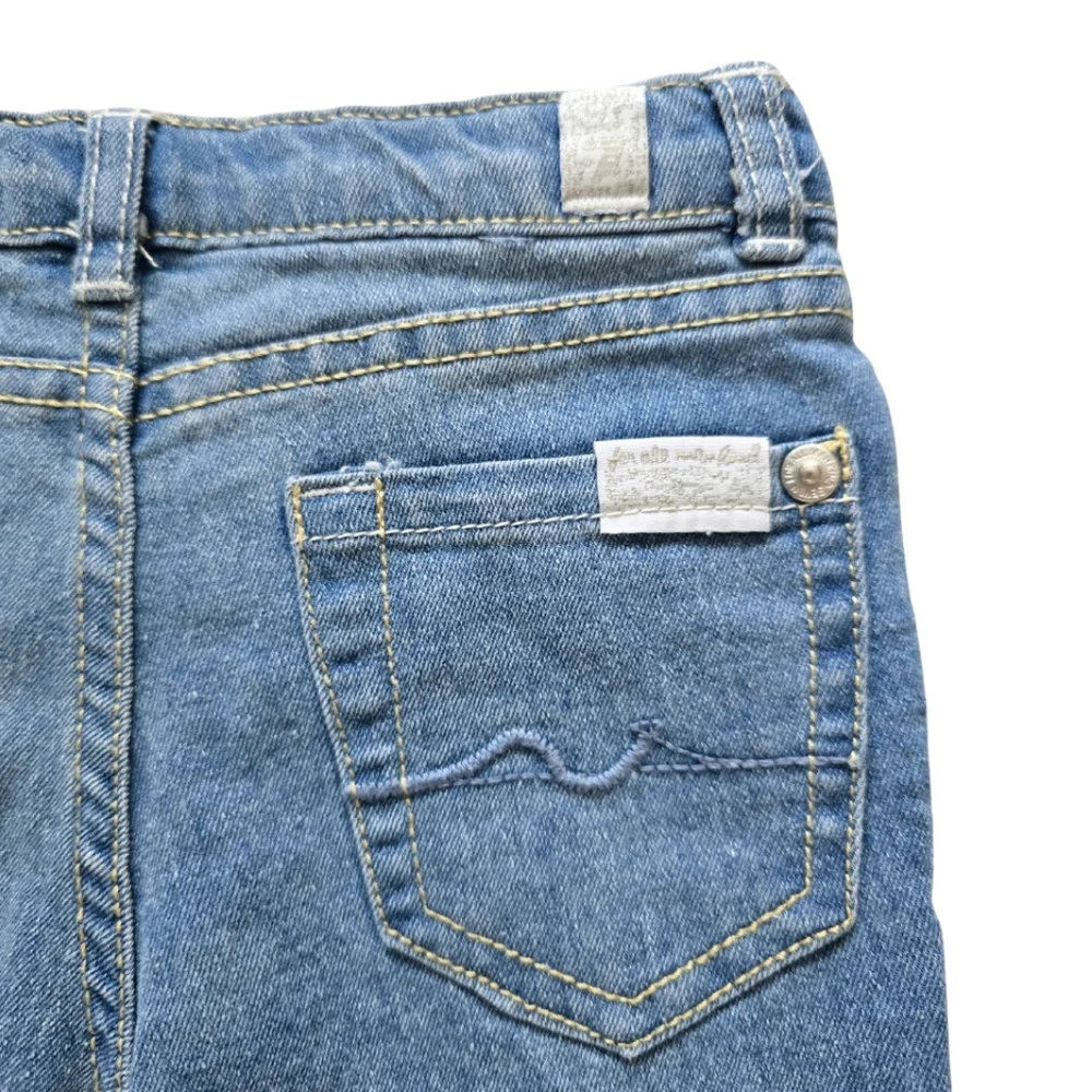 7FAM 7 For All Mankind Toddler Girls Jeans Denim 2T Split Ankle Skinny